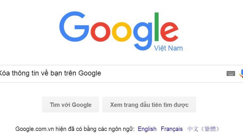Cách xóa các thông tin xấu về bạn trên Google